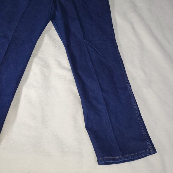 Wrangler Jeans Women Size 44 Blue Denim Straight Leg Plus Size W0715NV Workwear - Picture 5 of 16